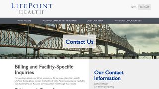 Contact - LifePoint Health