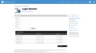Login Monitor - Liferay