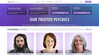 All Psychic Readers at Lifereader | Live Psychic Chat | Phone Readings