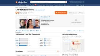 LifeScript Reviews - 122 Reviews of Lifescript.com | Sitejabber