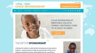 Home | Lifesong for Orphans Child Sponsorship