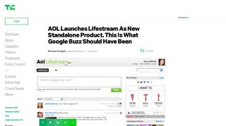 AOL Launches Lifestream As New Standalone Product. This Is What ...