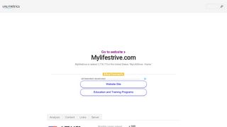 www.Mylifestrive.com - MyLifeStrive - Home - urlm.co