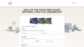 Sands Rewards LifeStyle | Sign Up | Marina Bay Sands