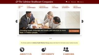 Welcome to Lifetime HealthCare Companies
