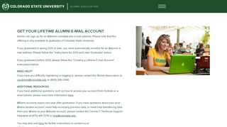 Lifetime Email – Alumni