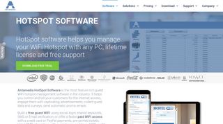 HotSpot Software - Industry leading WiFi hotspot solution - Antamedia