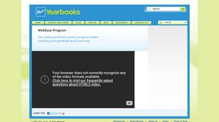 WebEase Yearbook Program - Lifetouch Yearbooks