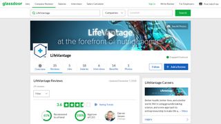 LifeVantage Reviews | Glassdoor