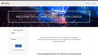 LifeWay: Registration and Subscription Management