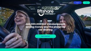 Car share with trusted, reviewed and rated Liftshare.com members