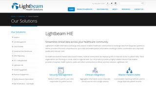 Lightbeam HIE | Lightbeam Health Solutions