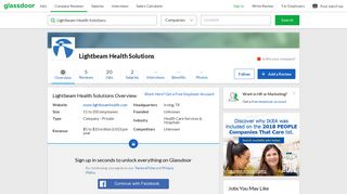 Working at Lightbeam Health Solutions | Glassdoor