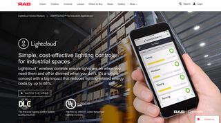 LIGHTCLOUD™ for Industrial Applications - RAB Lighting