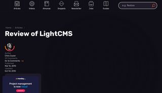 Review of LightCMS | CSS-Tricks