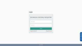 Login - Central Registry