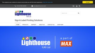 Lighthouse (UK) Ltd | Sign and Label Printing Solutions