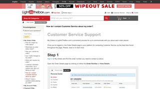 How do I contact Customer Service about my order? - LightInTheBox