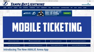 Tampa Bay Lightning Mobile Ticketing | Tampa Bay Lightning - NHL.com