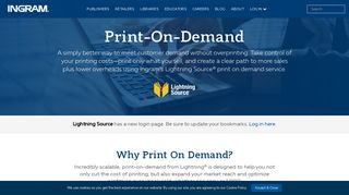 Lightning Source - Print on Demand Books for Publishers | Ingram ...