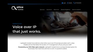 Hosted Voice Over IP Solutions | Hosted VoIP - Fiber Optic ... - Lightpath