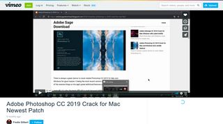 Adobe Photoshop CC 2019 Crack for Mac Newest Patch on Vimeo