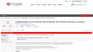 [Lightspeed]BC & AB Internet 120/10-$59.95, 30/5 $39.95 unlimited ...