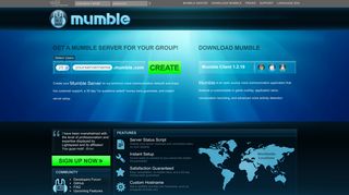 Mumble.com | Mumble Server Hosting