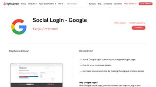 Social Login - Google | Apps - Lightspeed