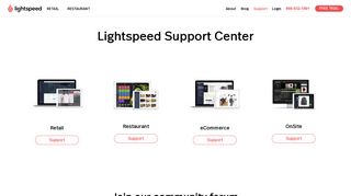 Lightspeed Support Center | Lightspeed POS