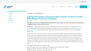Lightspeed Systems Announces New Solution to Block Content Filter ...
