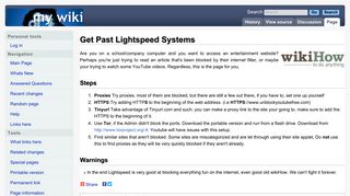 Get Past Lightspeed Systems - My wiki