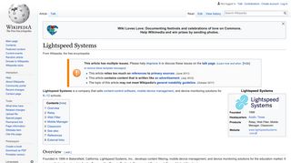 Lightspeed Systems - Wikipedia
