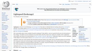 Lightspeed (brokerage) - Wikipedia