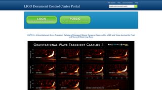 DCC - LIGO Document Control Center Portal