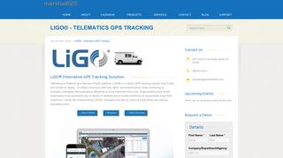 MarshallGIS LiGO® - Telematics GPS Tracking - MarshallGIS