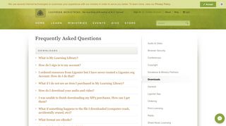 Downloads - Frequently Asked Questions | Ligonier Ministries