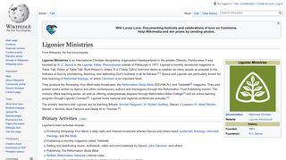 Ligonier Ministries - Wikipedia