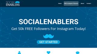 Get 50K FREE Followers For Instagram - SocialEnablers