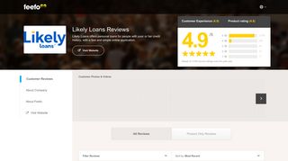 Likely Loans Reviews | http://www.likelyloans.com reviews | Feefo