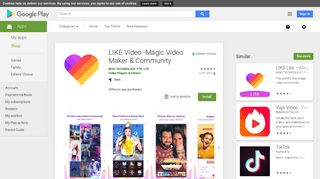 LIKE Video -Magic Video Maker & Community - Apps on Google Play