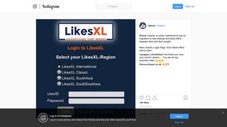 LikesXL on Instagram: “LikesXL is under maintenance due to ...