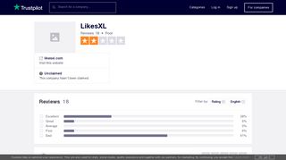 LikesXL Reviews | Read Customer Service Reviews of likesxl.com