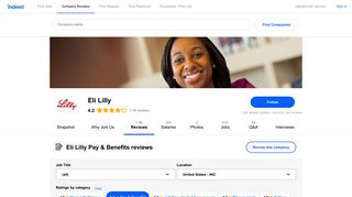 Working at Eli Lilly: 265 Reviews about Pay & Benefits | Indeed.com