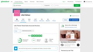 Lilly Pulitzer Retail Sales Associate Reviews | Glassdoor