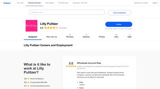 Lilly Pulitzer Careers and Employment | Indeed.com