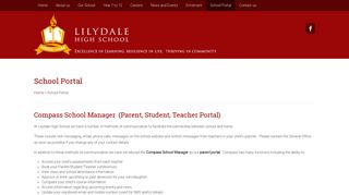 School Portal | Lilydale High School