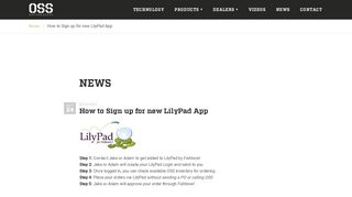 How to Sign up for new LilyPad App | OSS Suppressors LLC