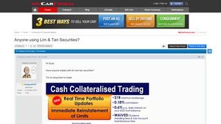 Anyone using Lim & Tan Securities? - Investment & Financial ...