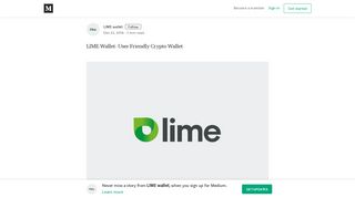 LIME Wallet- User Friendly Crypto Wallet – LIME wallet – Medium